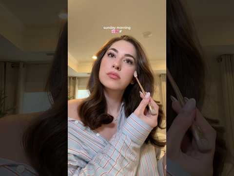 happy sunday!! 🎀🤍#morningroutine