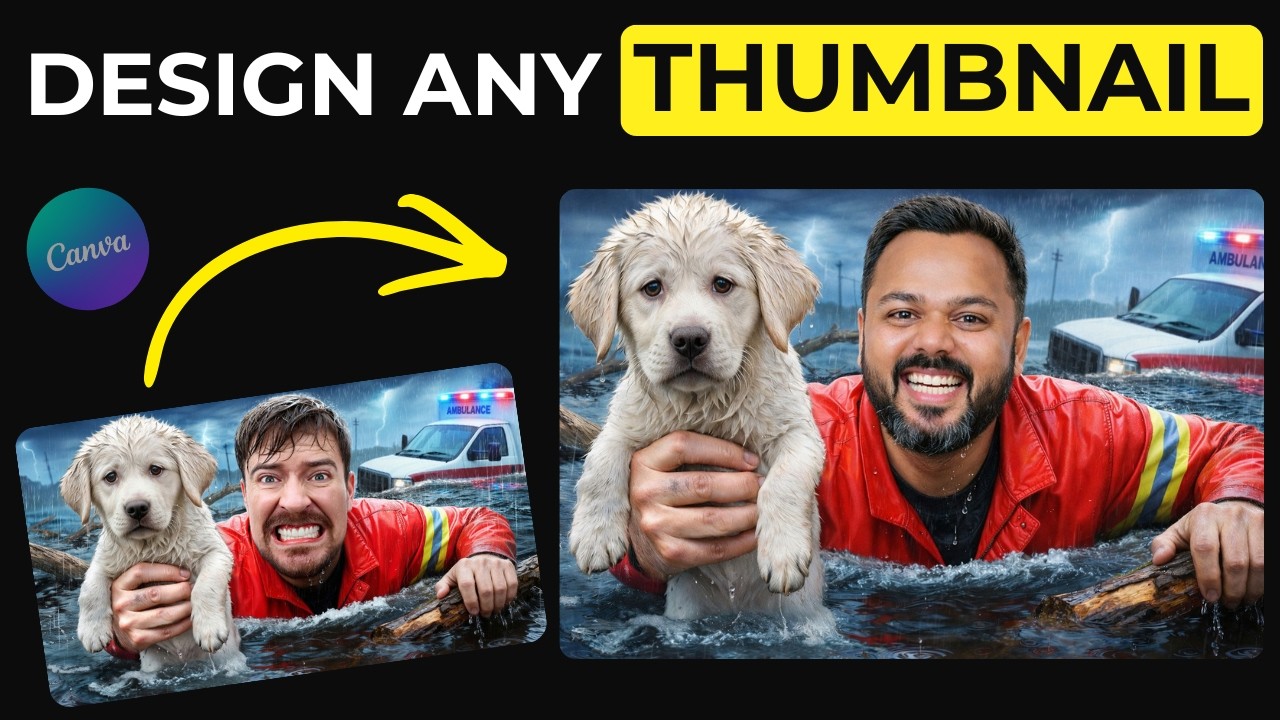 Canva Thumbnail Trick 2026 | Design High CTR YouTube Thumbnails