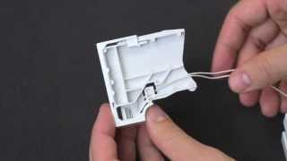 How to Restring a Top Down - Bottom Up Cellular Honeycomb Shade (Hunter Douglas)