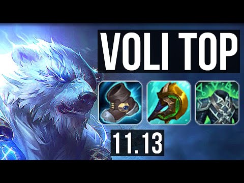 VOLIBEAR vs SWAIN (TOP) | 1000+ games, 12/3/7, 1.0M mastery, Dominating | KR Diamond | v11.13