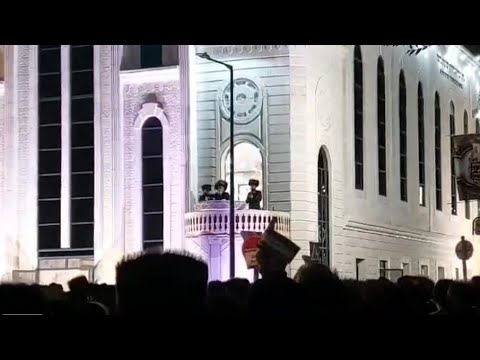 Viznitz Rebbe At The Chanukas Habayis Of His New Shul In Elad