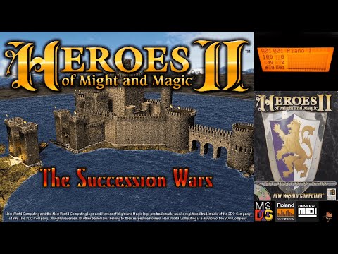 [PC OST] Heroes of Might and Magic II MIDI Soundtrack | Roland SC-88