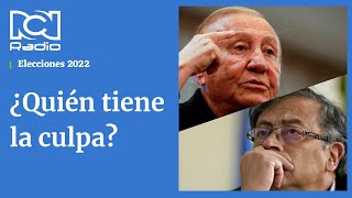 Tras cancelación del debate, Rodolfo culpa a Petro