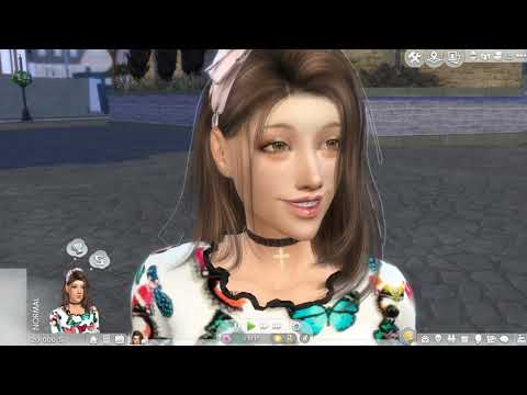 sims4 alpha cc style download girl Laura Rizzo by Bonita100 Game Video Preview