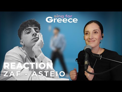 Vocal Coach Reacts to Zaf - Asteio | Sing for Greece 2026