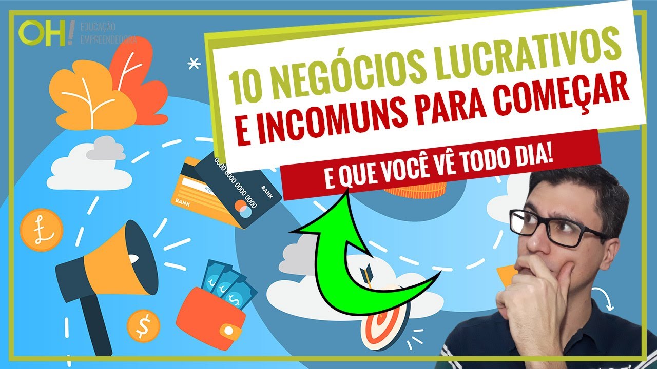 10 NEGÓCIOS LUCRATIVOS E INCOMUNS PARA EMPREENDER