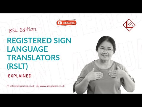 How to Sign BSL Translation in BSL