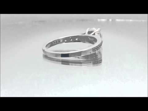 1.30ct Natural Diamond Ring in 18kt White Gold