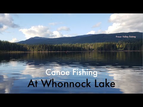Canoe Fishing at Whonnock Lake