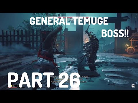 GHOST OF TSUSHIMA Walkthrough Gameplay Part 26 - THE GHOST OF YARIKAWA- GENERAL TEMUGE - BOSS FIGHT!