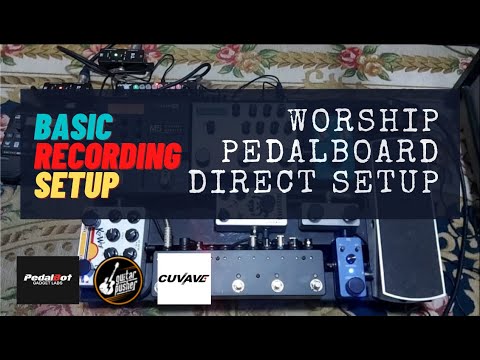 Pedalboard Direct setup (Stereo) | Basic Recording Setup | Cuvave Cube baby