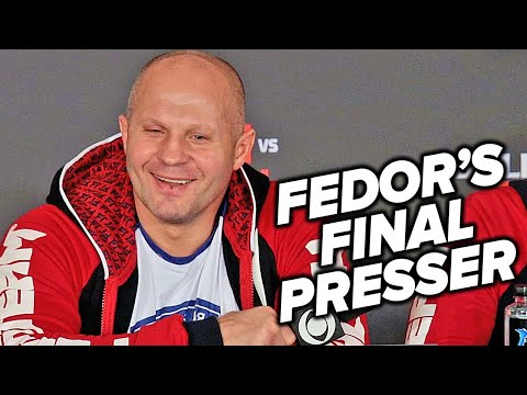 FEDOR EMELIANENKO'S FAREWELL: THE MMA LEGEND'S FINAL PRESS CONFERENCE - REFLECTS ON CAREER & LEGACY