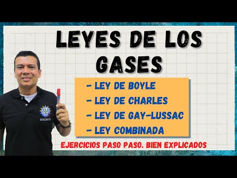 LEYES DE LOS GASES. LEY DE BOYLE, CHARLES, GAY-LASSAC, COMBINADA Y GASES IDEALES