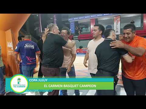 EL CARMEN BASQUET CAMPEON DE LA COPA JUJUY
