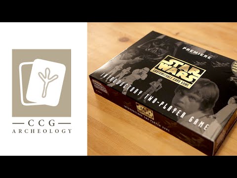 Star Wars CCG Introductory Two-Player Game Opening/Unboxing (SWCCG) - CCG Archeology