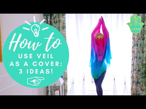 Veil Tricks - 3 ideas how to use veil as a cover - Best Belly Dance Workout
