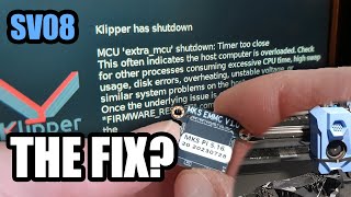Timer Too Close Klipper Error: 32GB EMMC upgrade and other possible fixes for Sovol SV08 #AliExpress