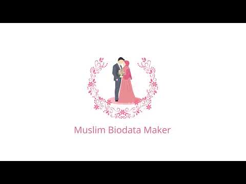 Muslim Marriage Biodata Maker