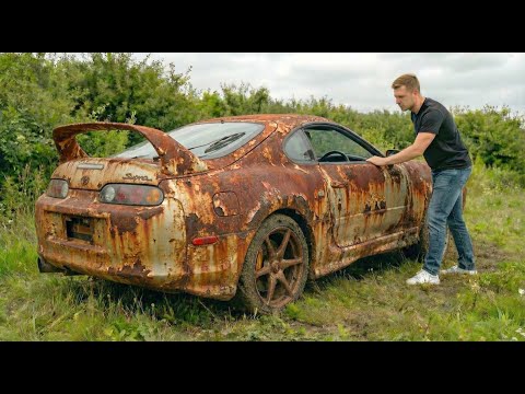 Asmr Car Restoration! Full Restoration of a Toyota Supra MK4 from Total Disrepair to Looking New