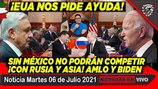 AMLO ¡HACE QUE LOS EUA VAYAN A PEDIRLE AYUDA A PALACIO NACIONAL! ¡LO QUE VIENE ES INCREIBLE! NOTICIA