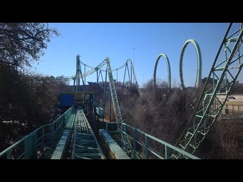 Shock Wave - Six Flags Over Texas - Front Row (4K HD POV) - February 2024