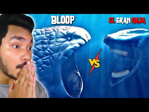 Who Will Win? The BLOOP vs EL GRAN MAJA 😨 (Reaction) | SEA MONSTER BATTLE