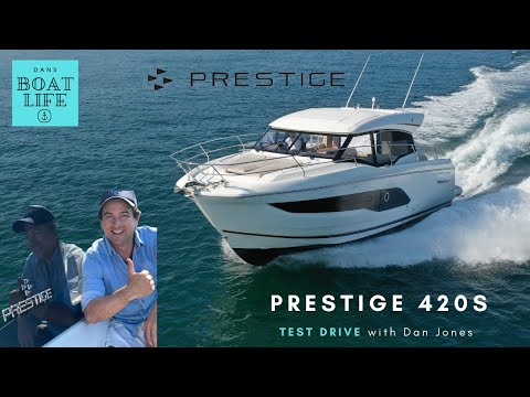 2021 Prestige 420S - TEST DRIVE  looking at speed & fuel consumption with Dan Jones