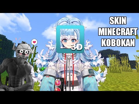 Unbelievable 3D Minecraft Skin Editor! Kobo Kanaeru🌊 Kenka Ch.