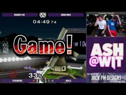 Pleasantries (Samus) vs Quin (Falco) - ASH@WIT #119 Melee Grand Finals