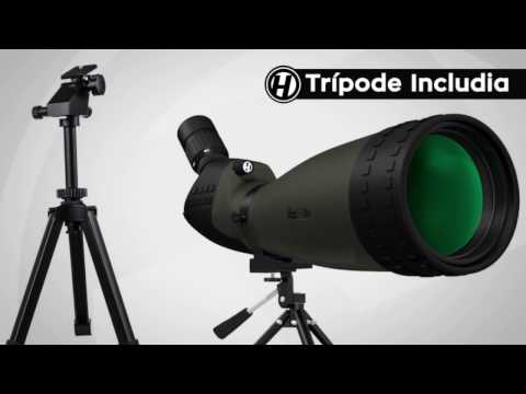 Heider Pro Zoom X5 Telescopio terrestre y celeste de tierra - 5 km campo de visión