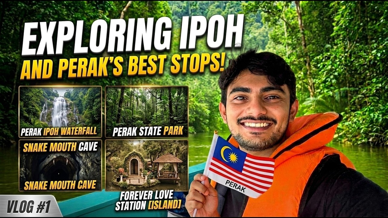 EXPLORING IPOH: The Ultimate Perak Adventure Guide! 🇲🇾 (Malaysia Vlog #1)