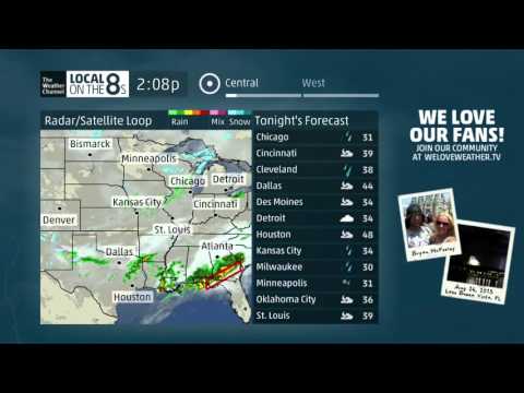 The Weather Channel - Satellite LF with Smooth Jazz - 4/1/2016 4:08pm CDT