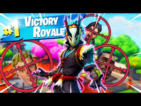 HEADS ARE JUMPING INTO THE LAKE!! A LITTLE DEVIL FROM JAPAN!! - Fortnite