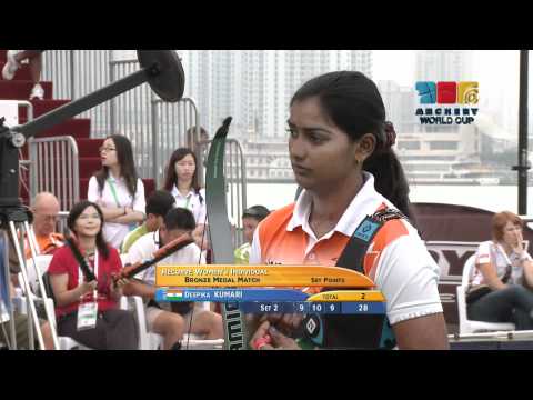 Deepika Kumari v Safitri Erwina – recurve women’s bronze | Shanghai 2011 Archery World Cup stage 4