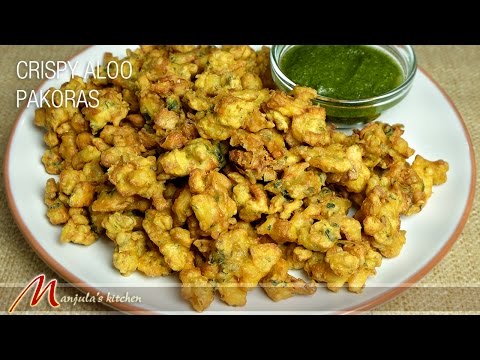 Aloo Pakoras | Crispy Potato Fritters | Aloo Pakora Recipe by Manjula
