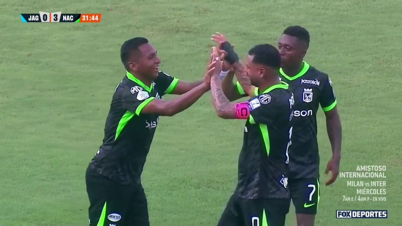 🤩 GOL Alfredo Morelos | Jaguares de Córdoba 0-3 Atlético Nacional | Clausura 2026 | Liga Dimayor