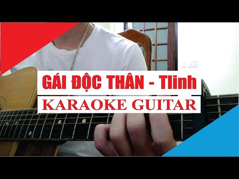 [Karaoke Guitar] Gái Độc Thân - Tlinh ft. 2pillz | Acoustic Beat
