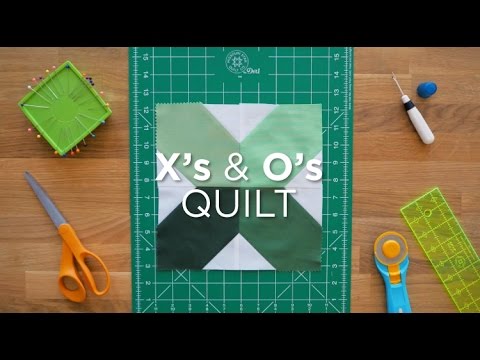 X's and O's - Quilt Snips Mini Tutorial