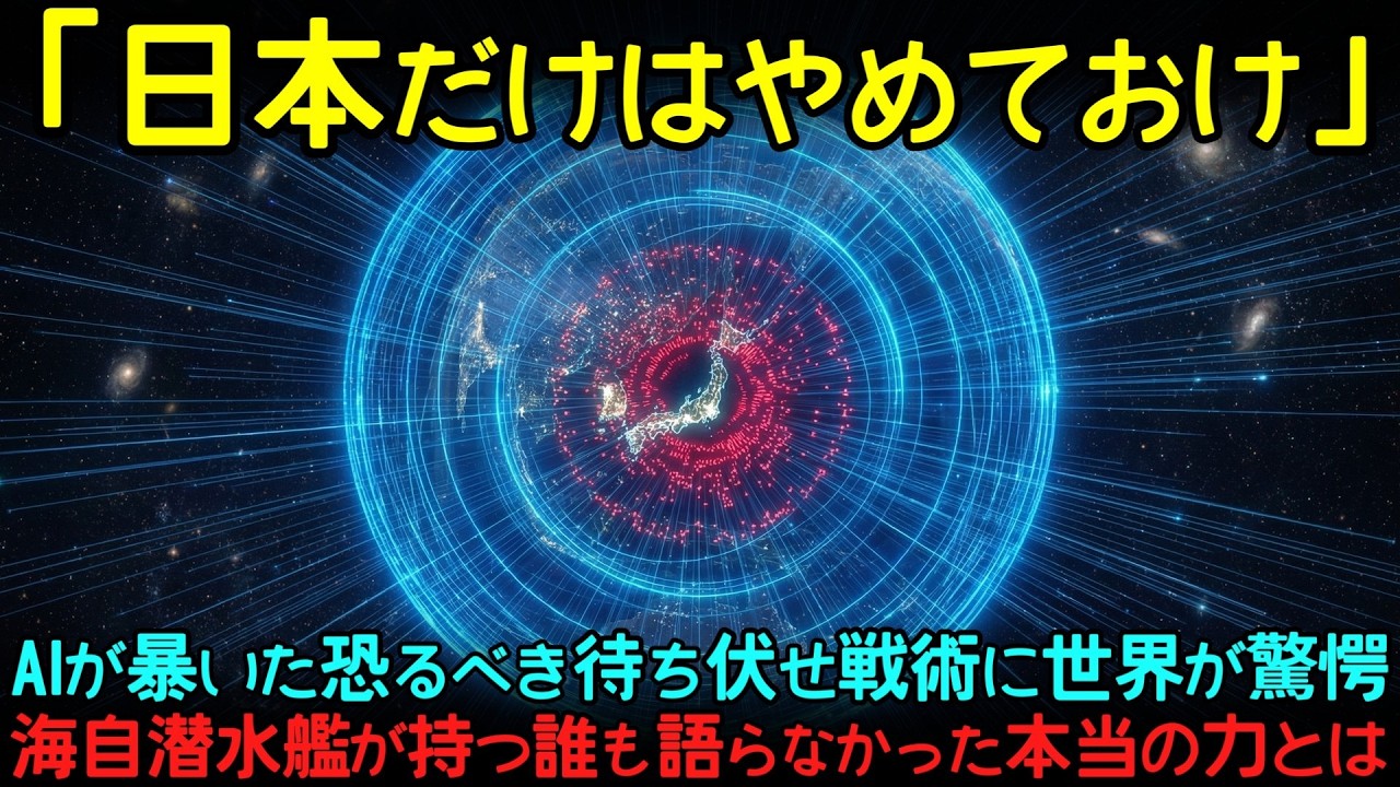 【衝撃の真実】「3日で占領できる」軍事専門家が断言→最新AIが即座に否定「むしろ返り討ちです」誰も知らなかった海自潜水艦の見えない力に世界が凍りついた【日本称賛】【海外の反応】
