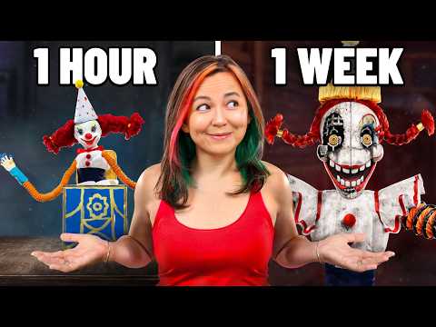 We made a real JACKIE from FNAF! - 1 Hour vs. 1 Day vs. 1 Week