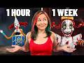We Made A Real JACKIE From FNAF 1 Hour Vs 1 Day Vs 1 Week