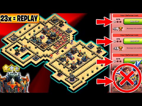 ONLY 1 STAR TH17 LEGEND BASE + REPLAY | TH17 NEW WAR BASE LINK | ANTI 1 STAR TH17 LEGEND LEAGUE BASE