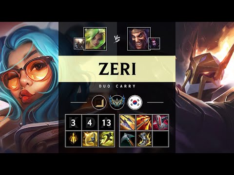 Zeri ADC vs Draven - KR Challenger Patch 25.19
