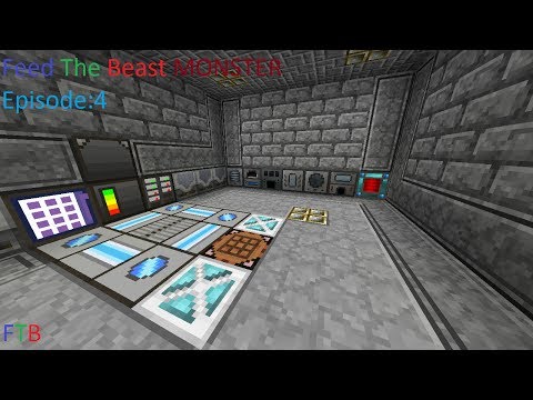 Feed The Beast Monster Ep:4 Quarry and Resonant Energy Cell