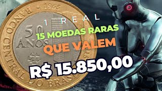 9 Moedas de 1 real que valem R$ 15.850,00 compro pago avista!! Estão em circulação