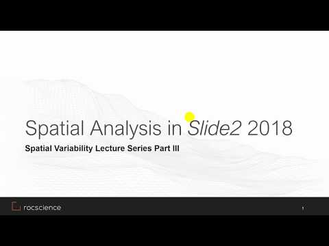 Spatial Variability Lecture Series Part III
