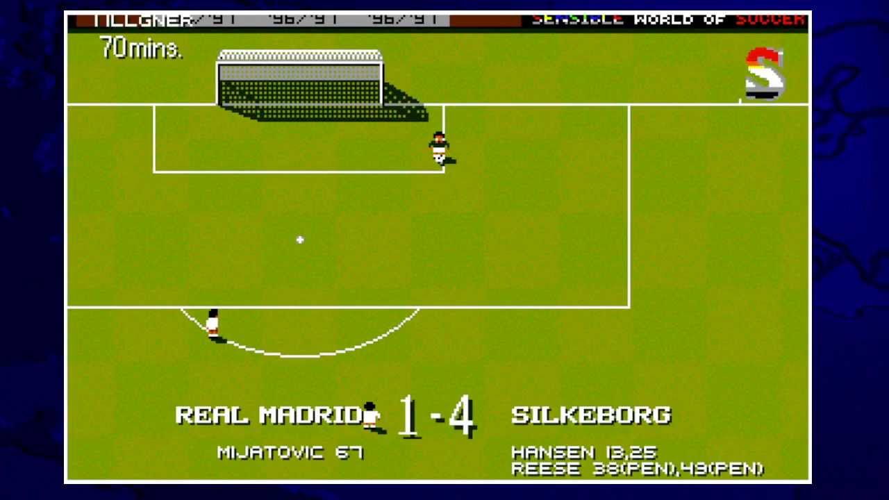 Sensible World of Soccer 96/97 [Real Madrid vs. Silkeborg] - YouTube