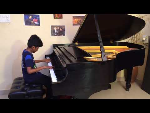 Lydian Nadhaswaram plays moonlight sonata third movement