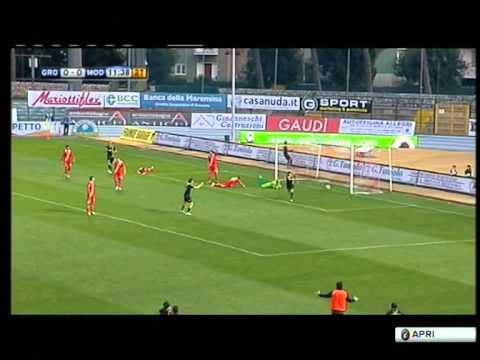 Grosseto 1-1 Modena 10-12-2011 Highlights & Goals HD