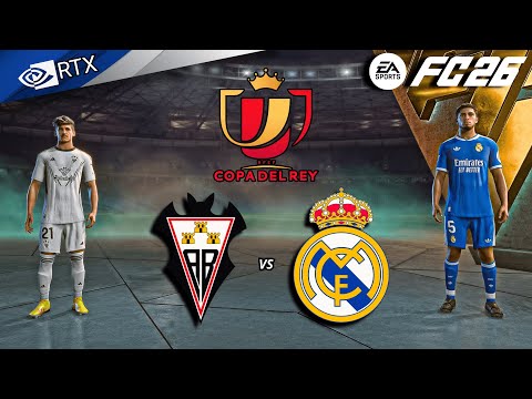 FC 26 - Real Madrid vs Albacete | Copa Del Rey Round of 16 Full Match | PC™ [4K60]